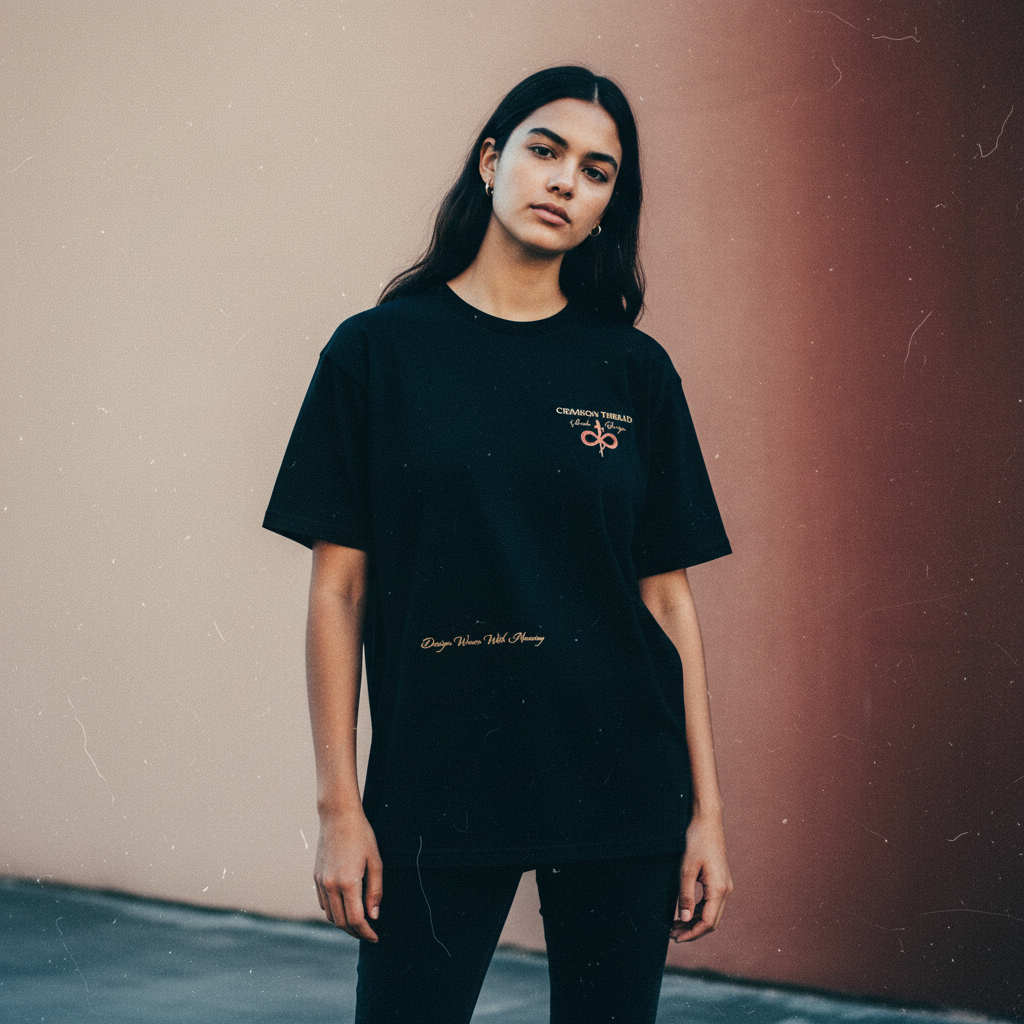 "The Hand Of The Maker" Oversized Heavyweight T Shirt